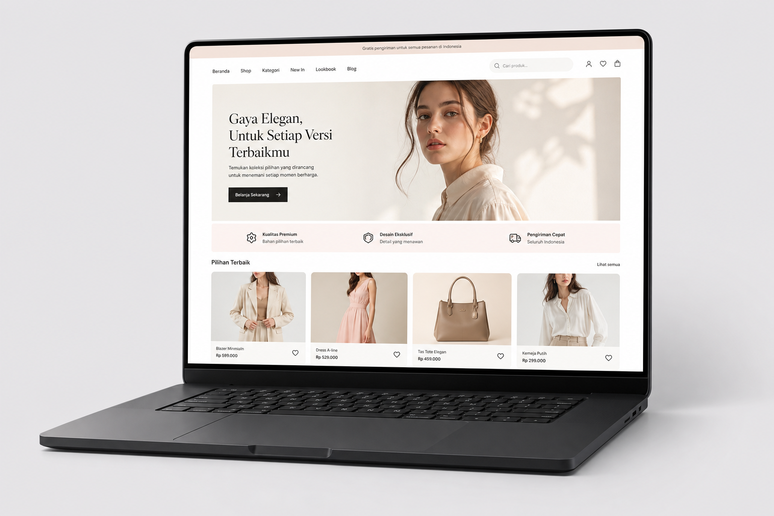 Contoh Website E-Commerce